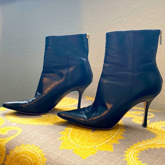 Jimmy Choo Calf skin leather black boot - Picture 1 of 4